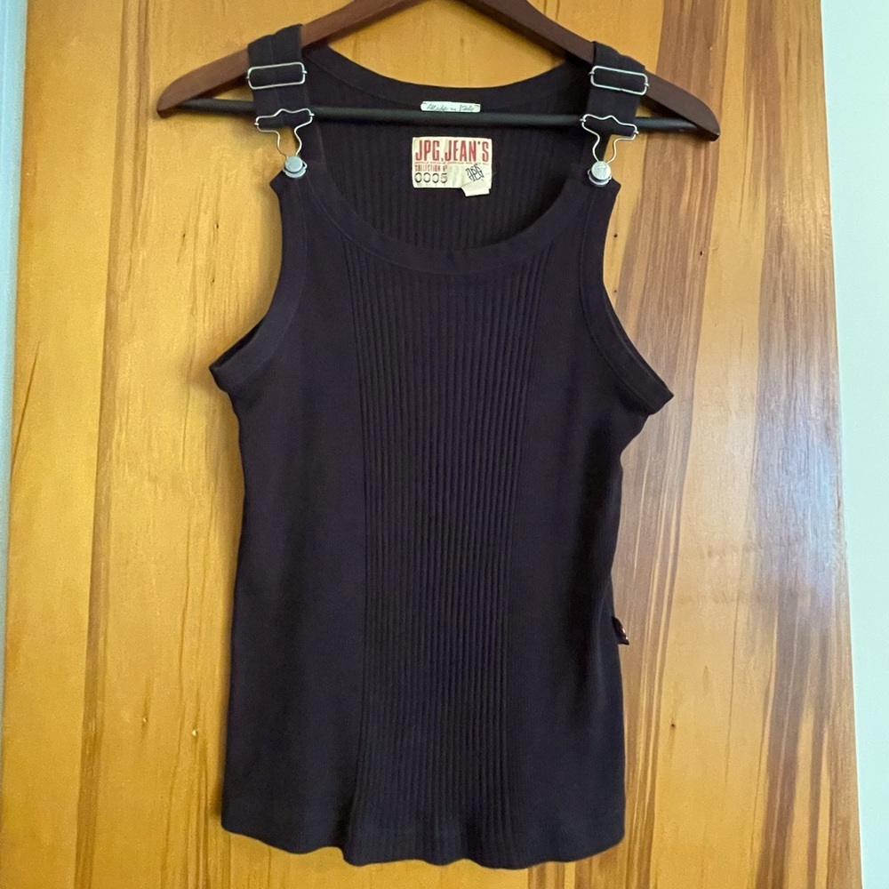 JPG Jean’s Jean Paul Gaultier Dungaree Style Tank Top Size Medium